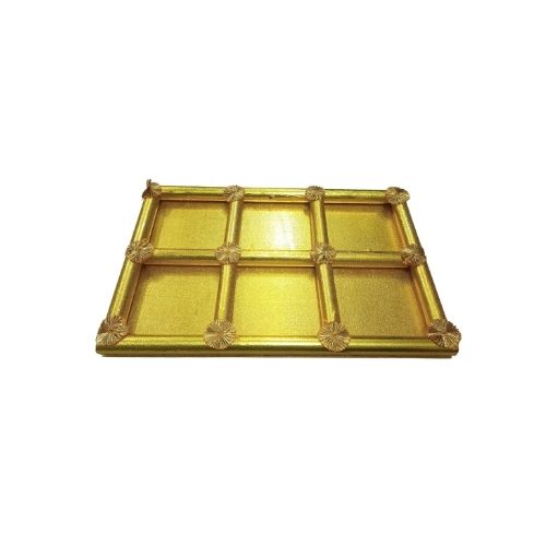 Elegant Fancy Golden Tray