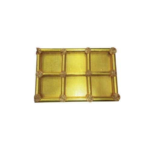 Elegant Fancy Golden Tray