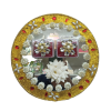 Pujara Ring Plat Plastik Flower Gol,Ring Platter ,Decorative Tray,Handmade Plate,Ring Ceremony