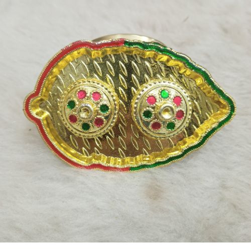 Buy Kankavati for Pooja | Plastic Base With Golden Color